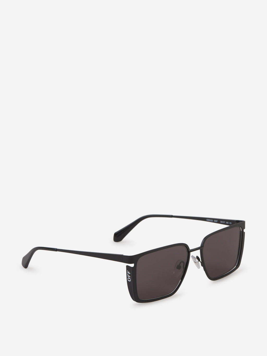 Rectangular Yoder Sunglasses Off-white – Гарантія оригінальності – вид ззаду