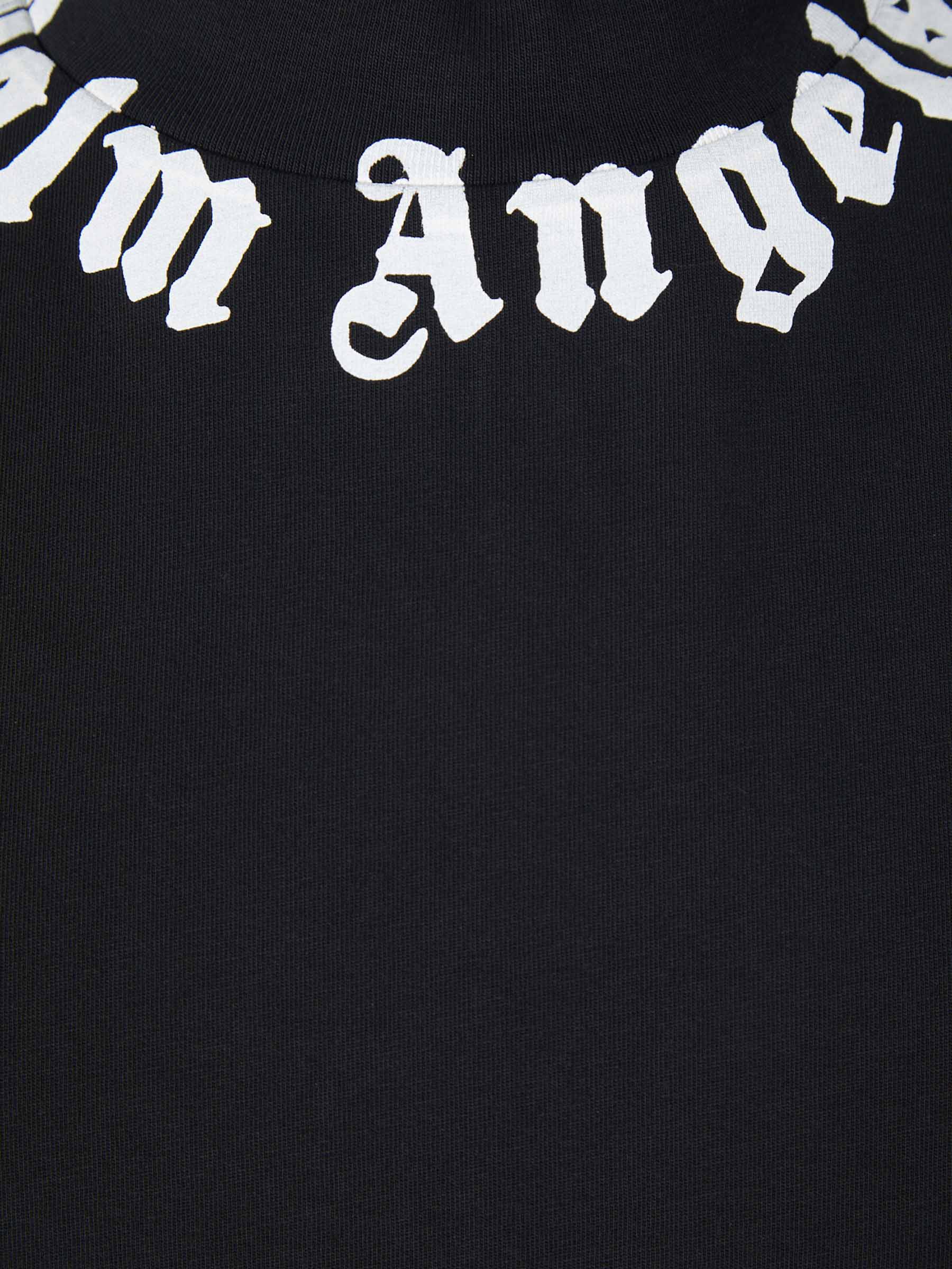 Оригінальна Logo Cotton T-Shirt Palm angels – детальний вид