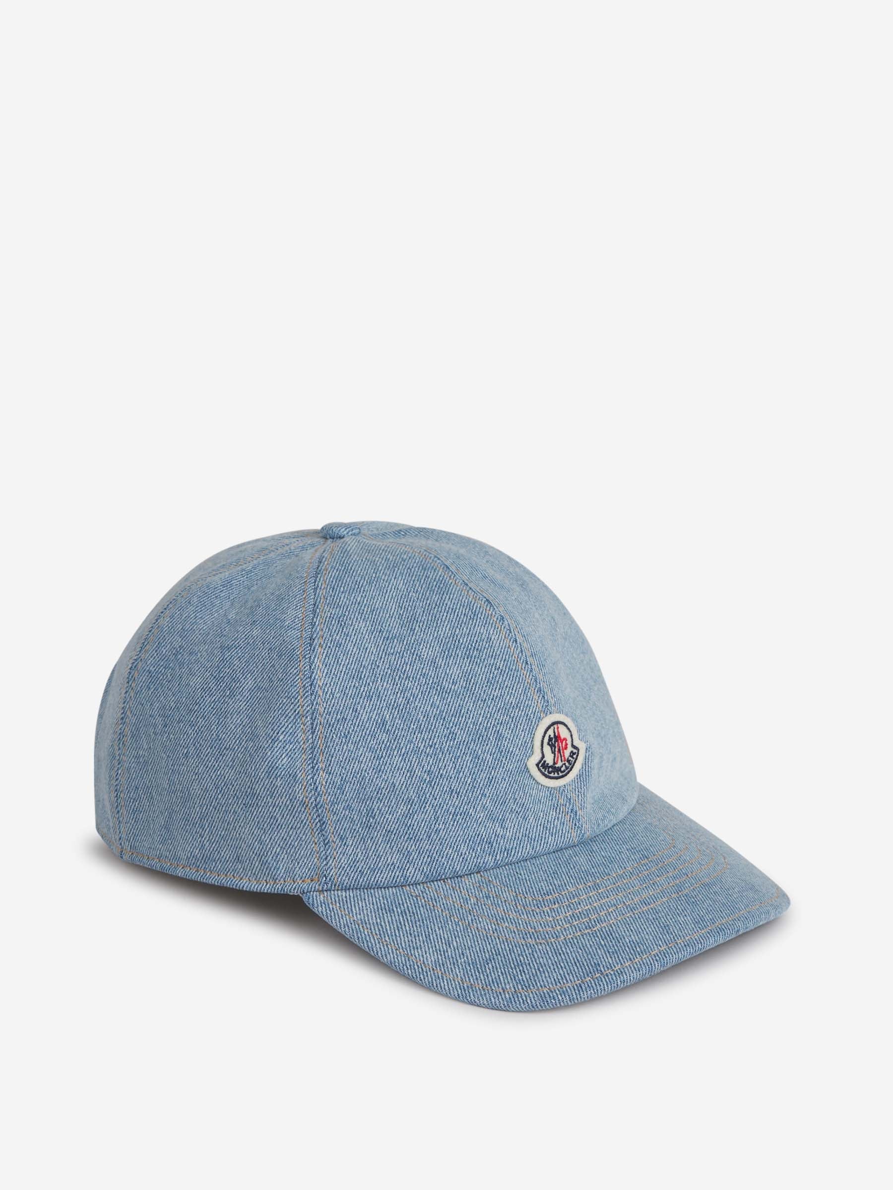 Denim Logo Cap Moncler – Гарантія оригінальності – боковий вид
