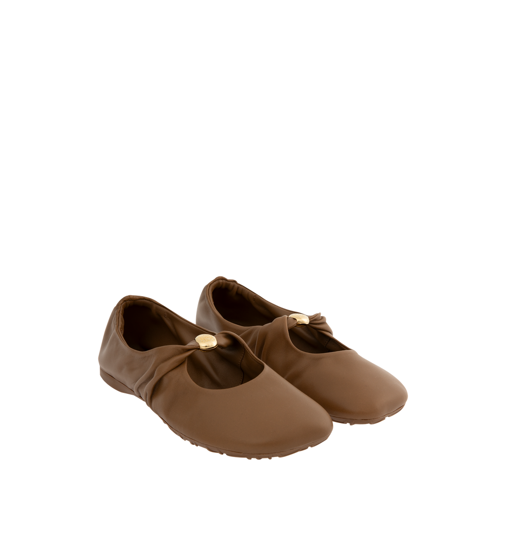 Оригінальна Pebble Soft Ballerina Flat Loewe – вид ззаду