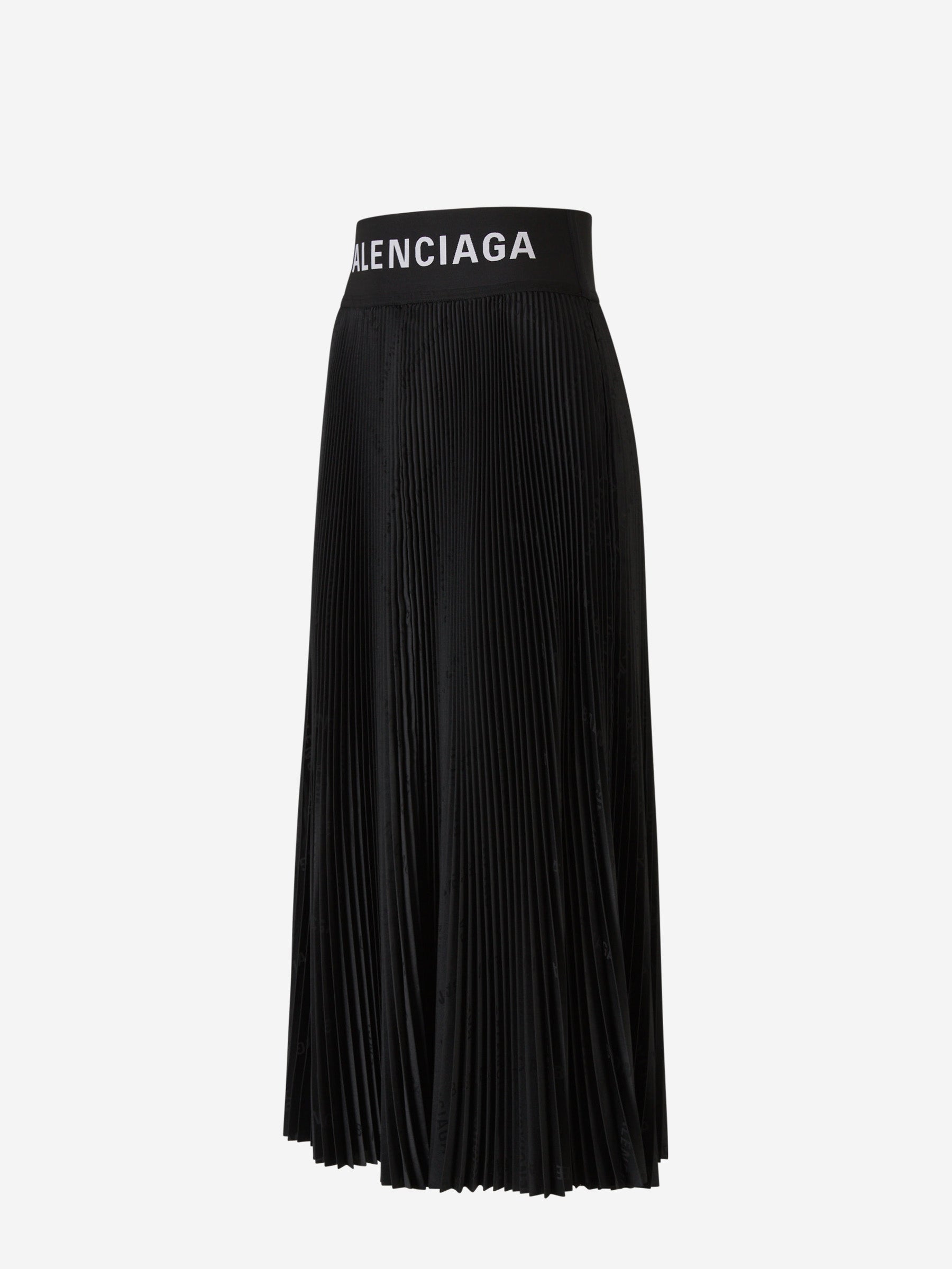 Pleated MIDI Skirt Balenciaga оригінал – Купити в Україні – вид ззаду
