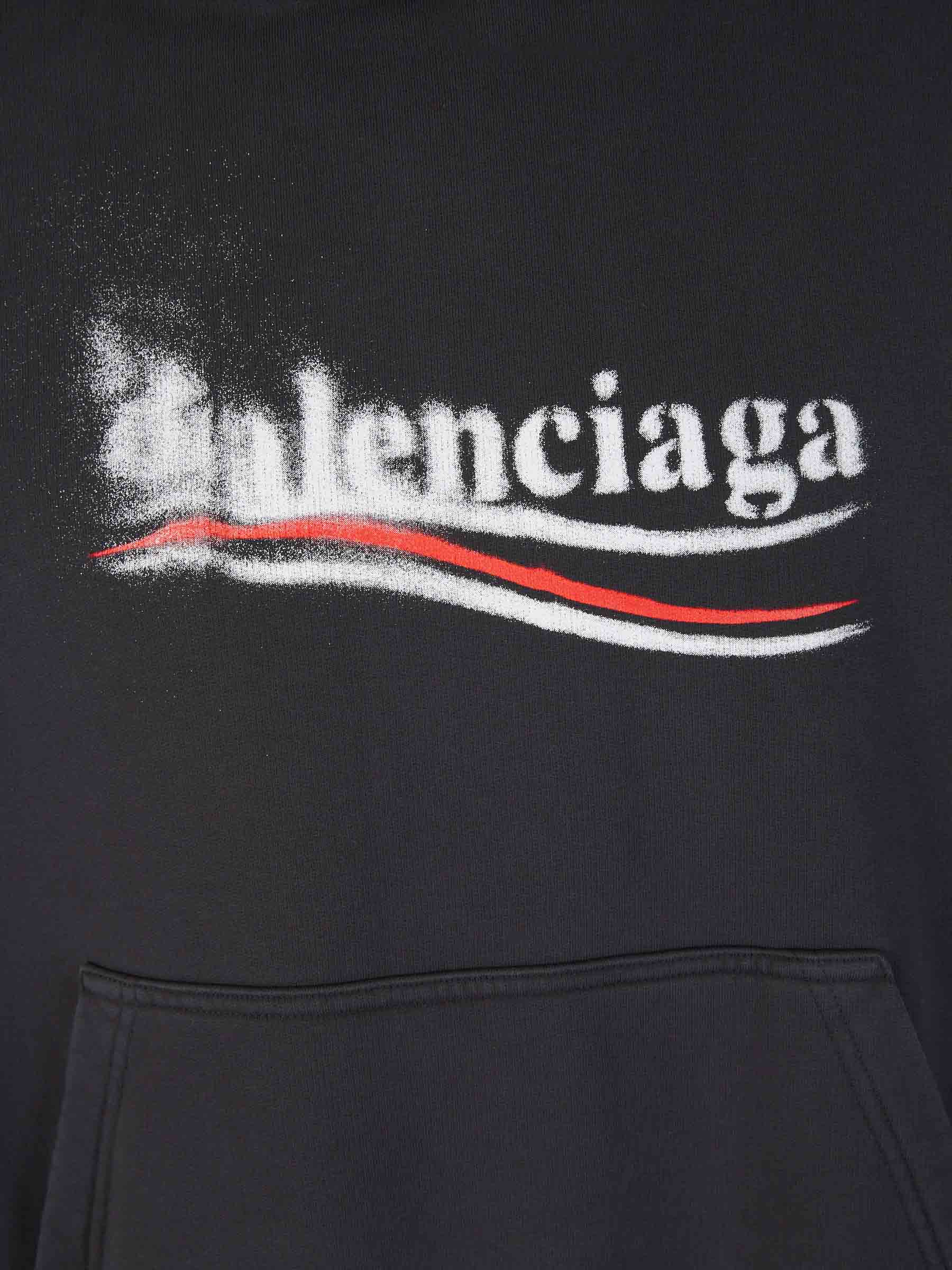 Оригінальна Cotton Logo Sweatshirt Balenciaga – збільшений вид