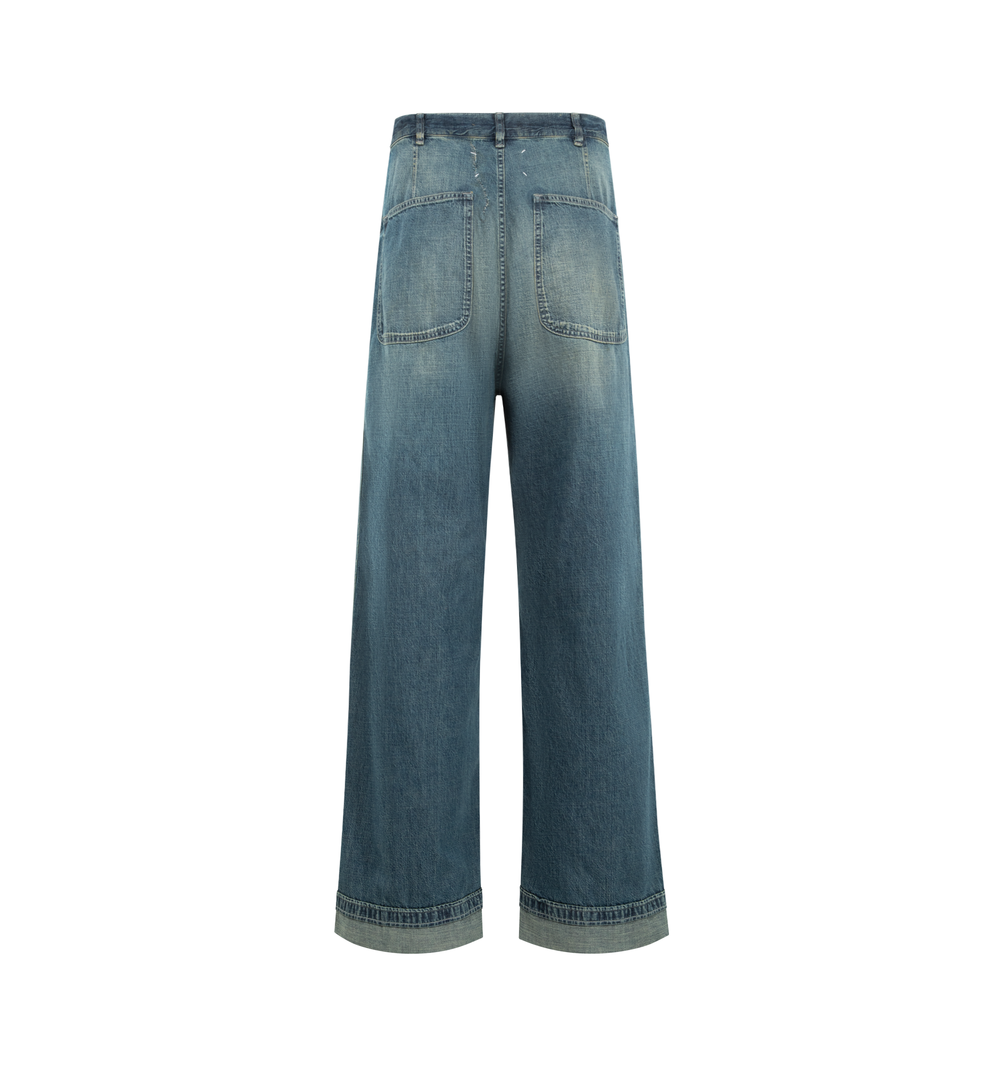 Оригінальна Wide Leg Jeans Maison margiela – вид ззаду