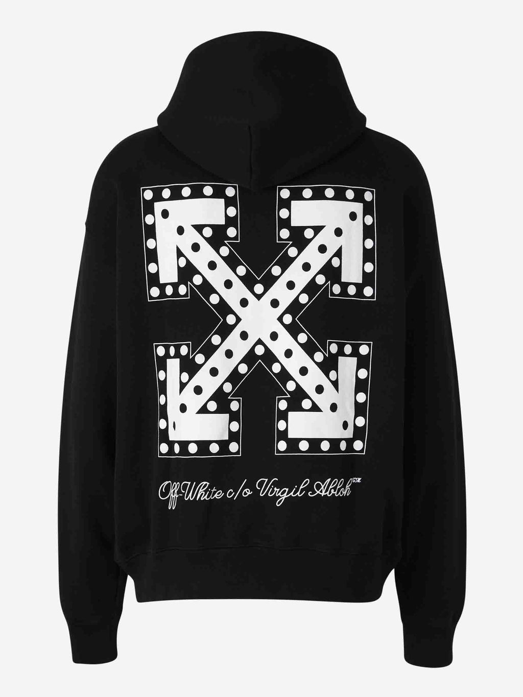 Cotton Logo Sweatshirt Off-white оригінал – Купити в Україні – вид ззаду