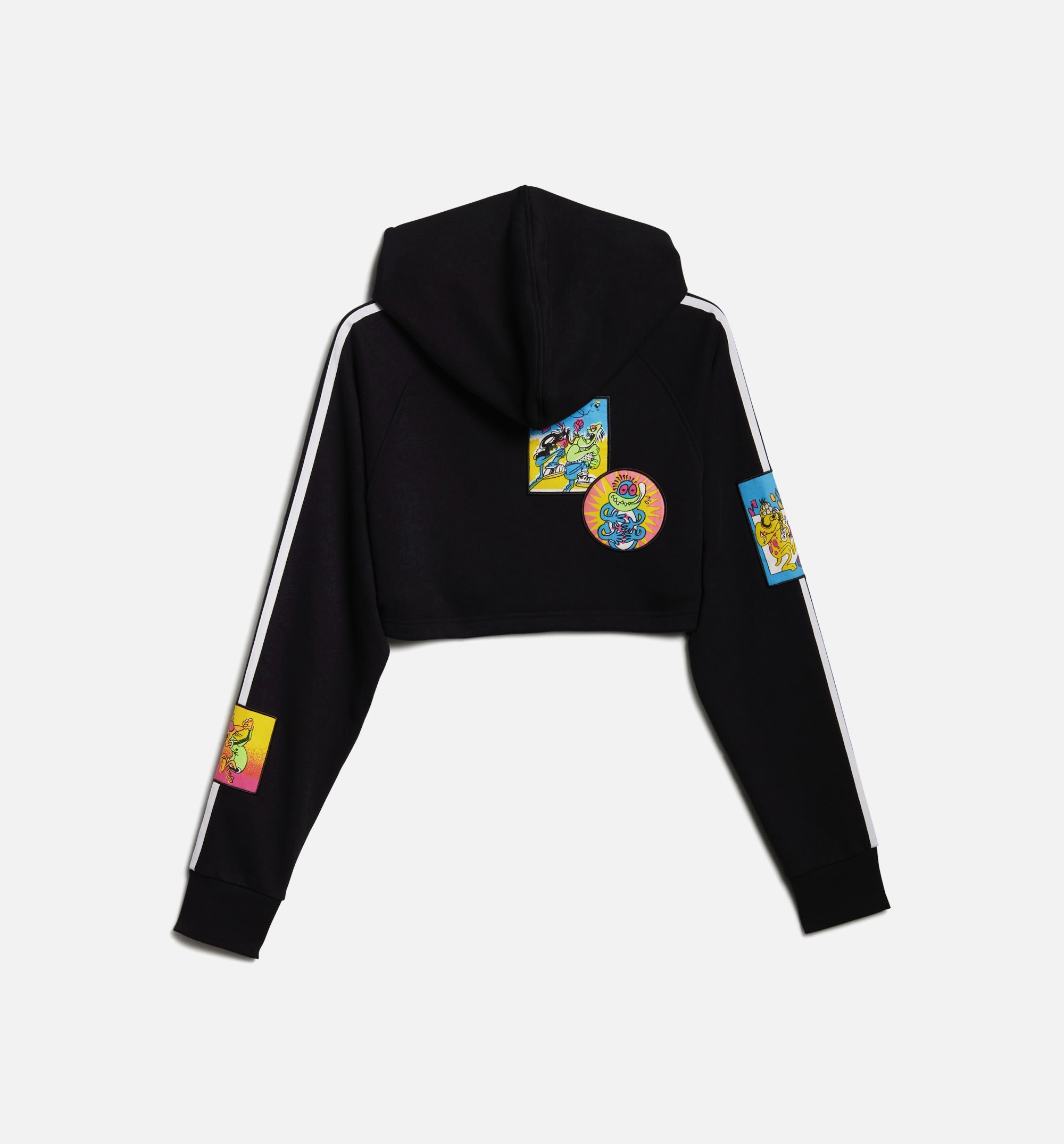 Jeremy Scott Cropped Hoodie Womens Hoodie Adidas оригінал – Купити в Україні – вид ззаду