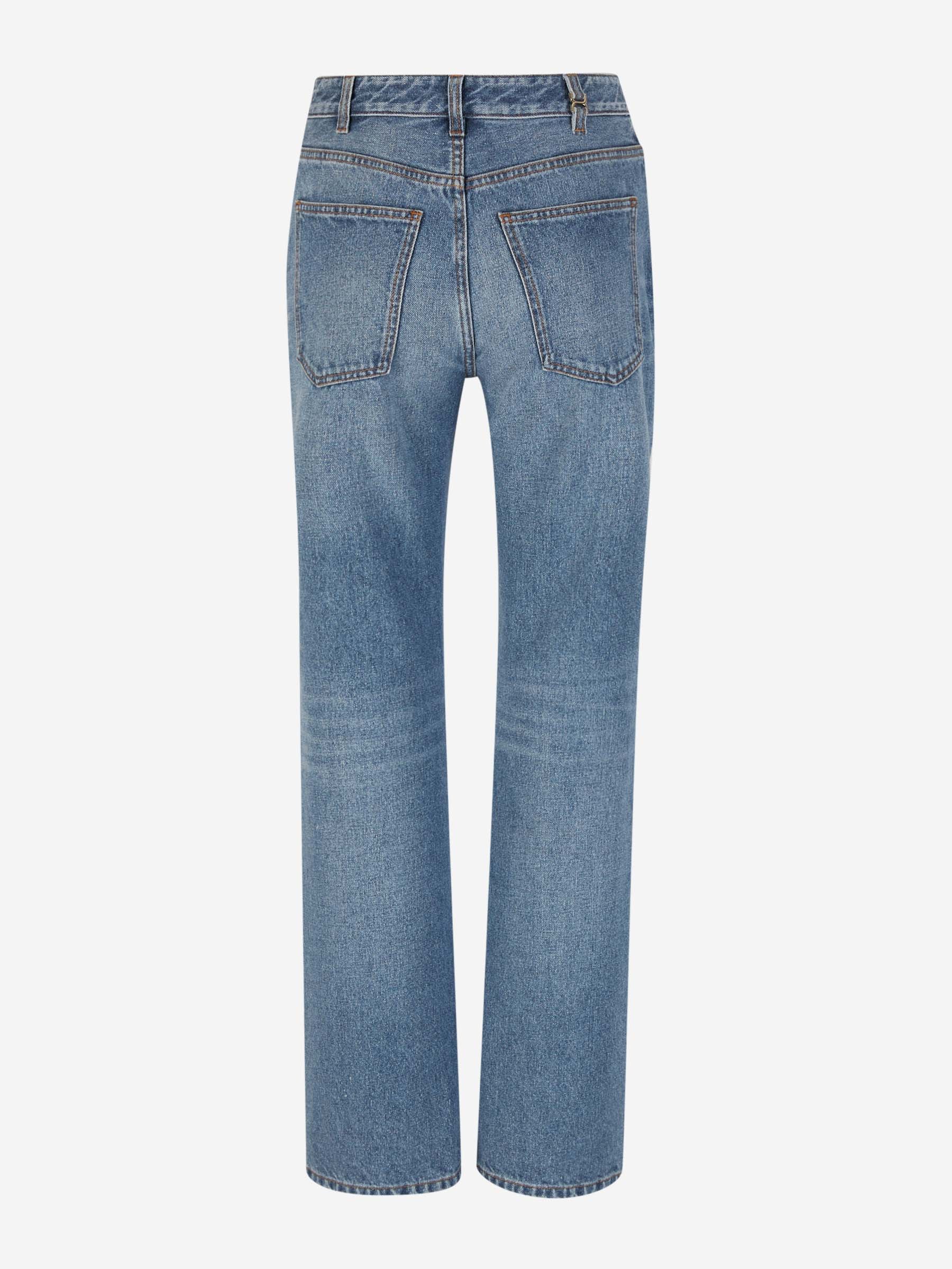 Оригінальна Straight Cotton Jeans Chloe – вид ззаду