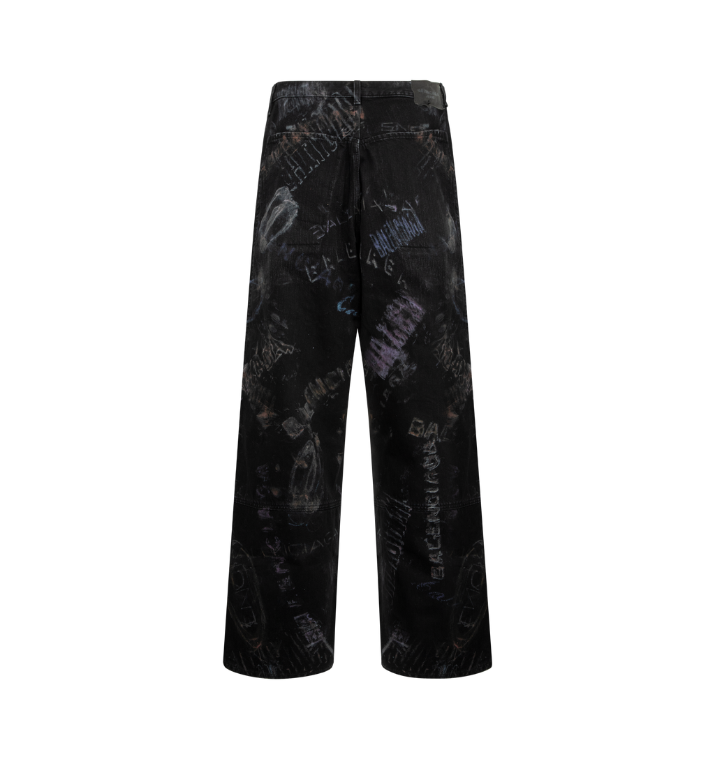 Minimal Baggy Pants Balenciaga оригінал – Купити в Україні – вид ззаду