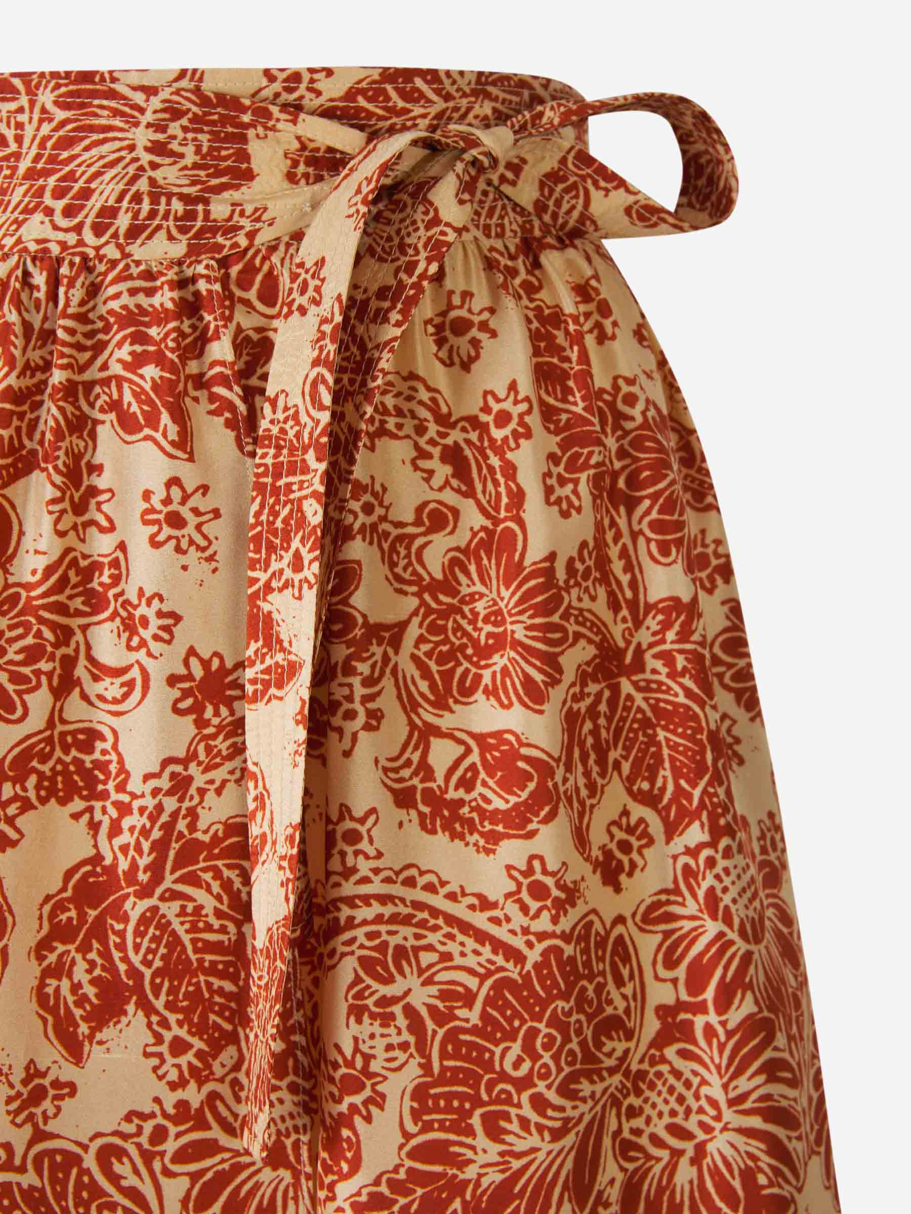 Оригінальна Floral Motif MIDI Skirt Loro piana – детальний вид