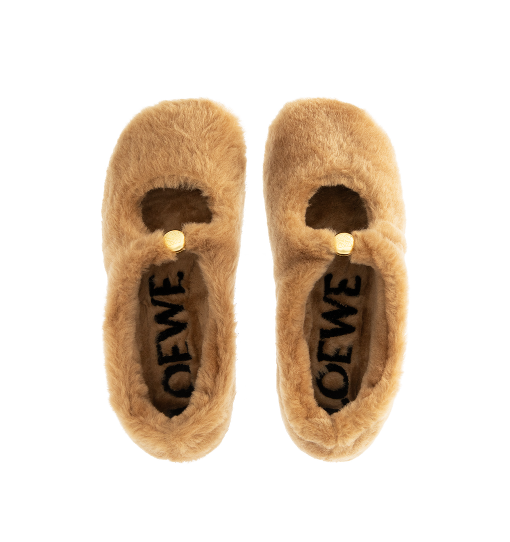 Оригінальна Pebble Soft Ballerina Flat Loewe – збільшений вид