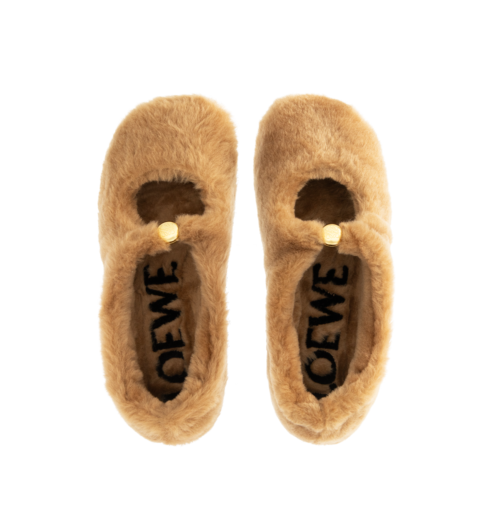 Оригінальна Pebble Soft Ballerina Flat Loewe – збільшений вид