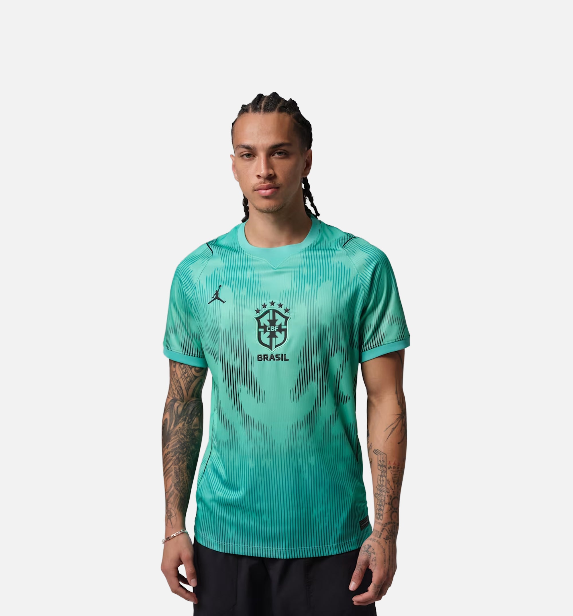 Оригінальна Brazil 2026 Stadium Goalkeeper Dri Fit Soccer Replica Mens Short Sleeve Shirt Nike – боковий вид