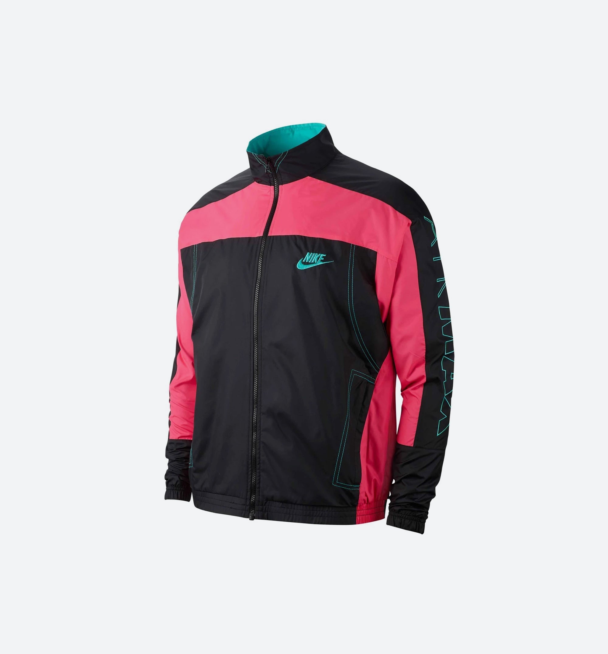 X Atmos Nrg Vintage Track Jacet Black Nike – Гарантія оригінальності – боковий вид - NIKE