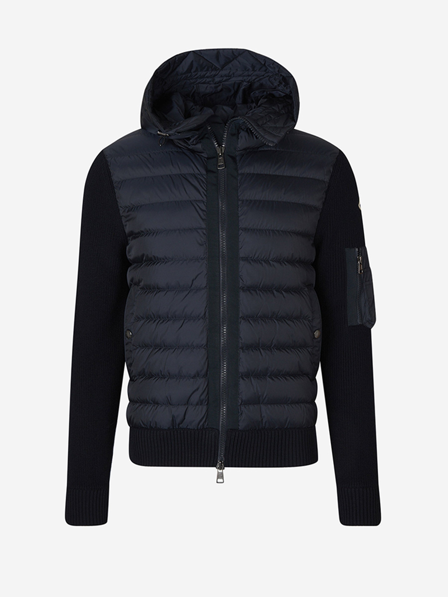 Tricot Logo Cardigan Moncler оригінал – Купити в Україні – боковий вид - MONCLER