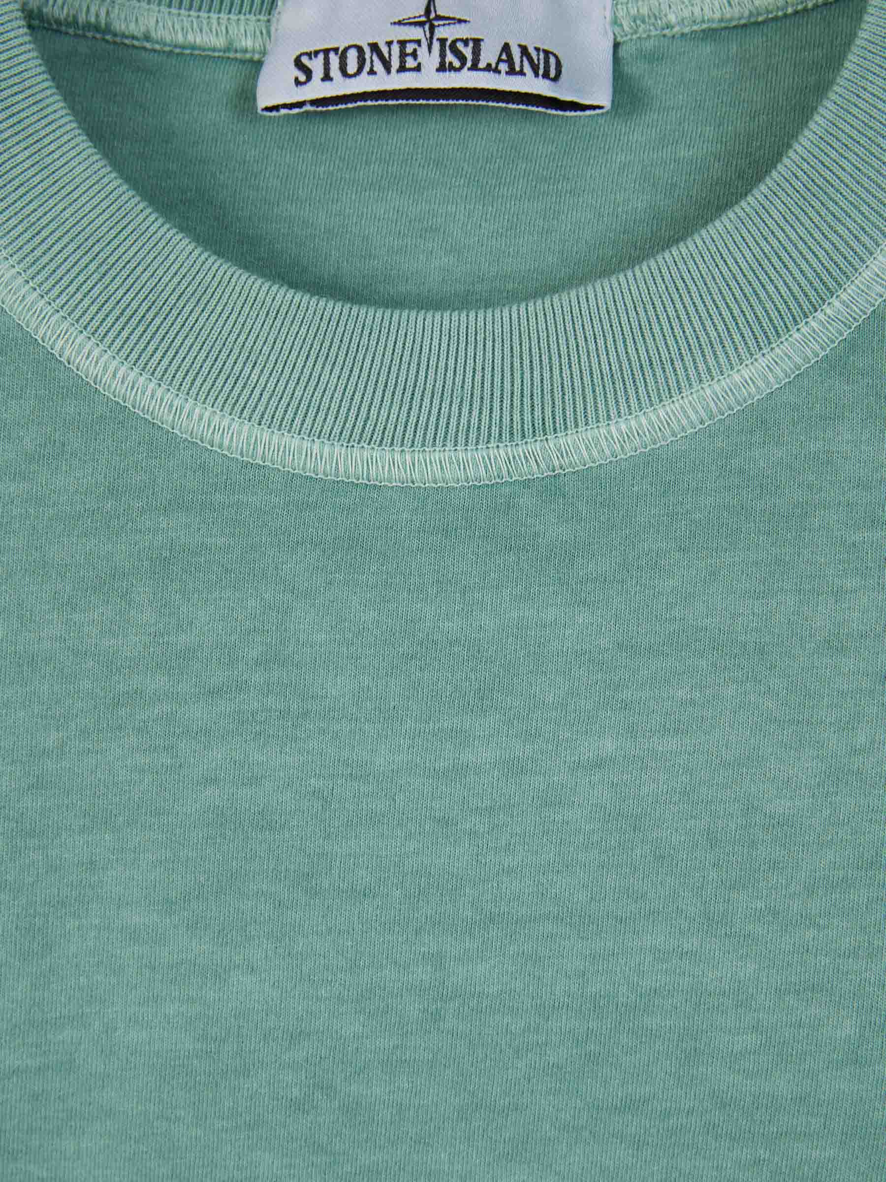 Logo Cotton T-Shirt Stone island оригінал – Купити в Україні – детальний вид