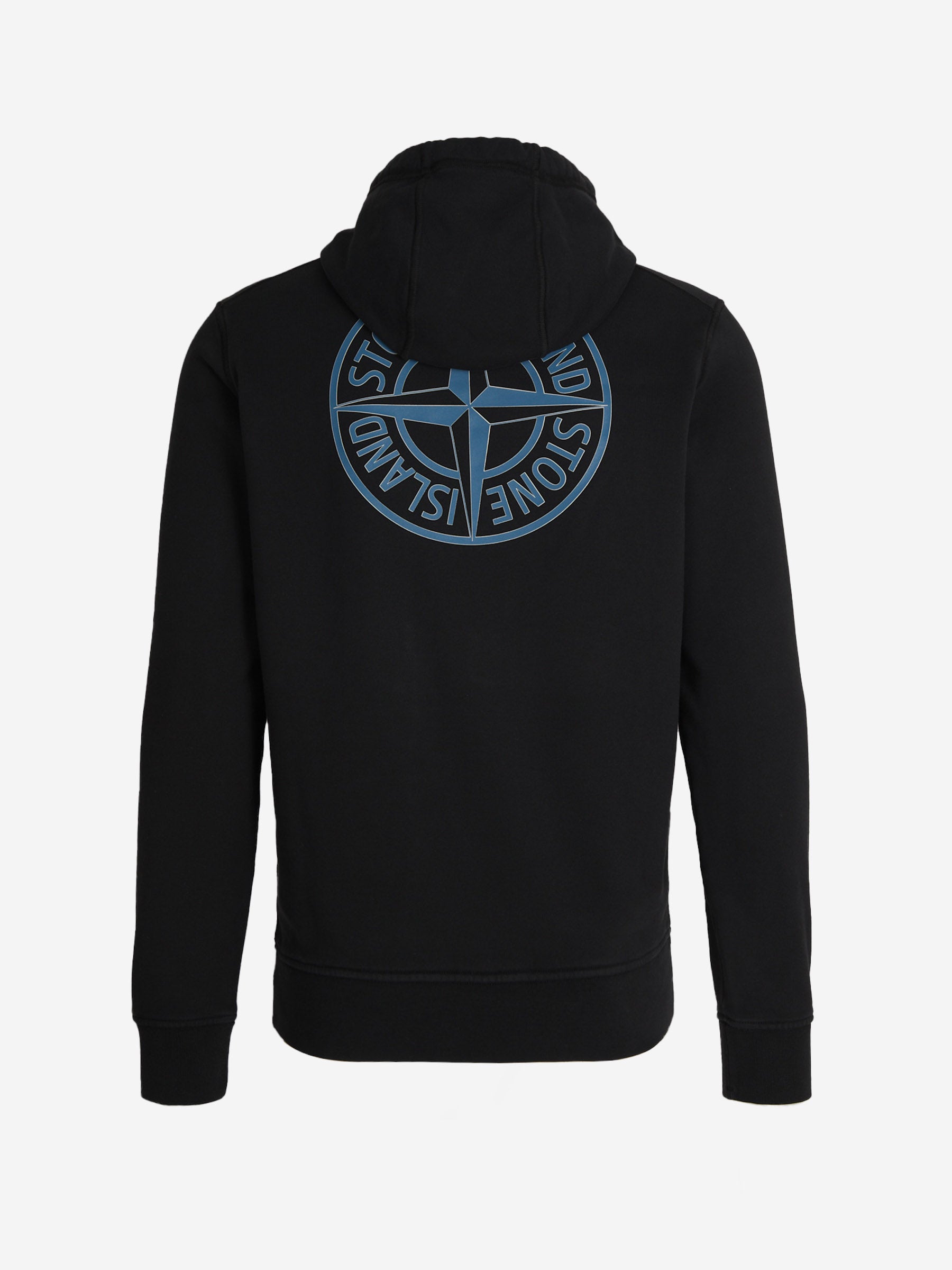 Cotton Logo Sweatshirt Stone island – Гарантія оригінальності – вид ззаду - STONE ISLAND