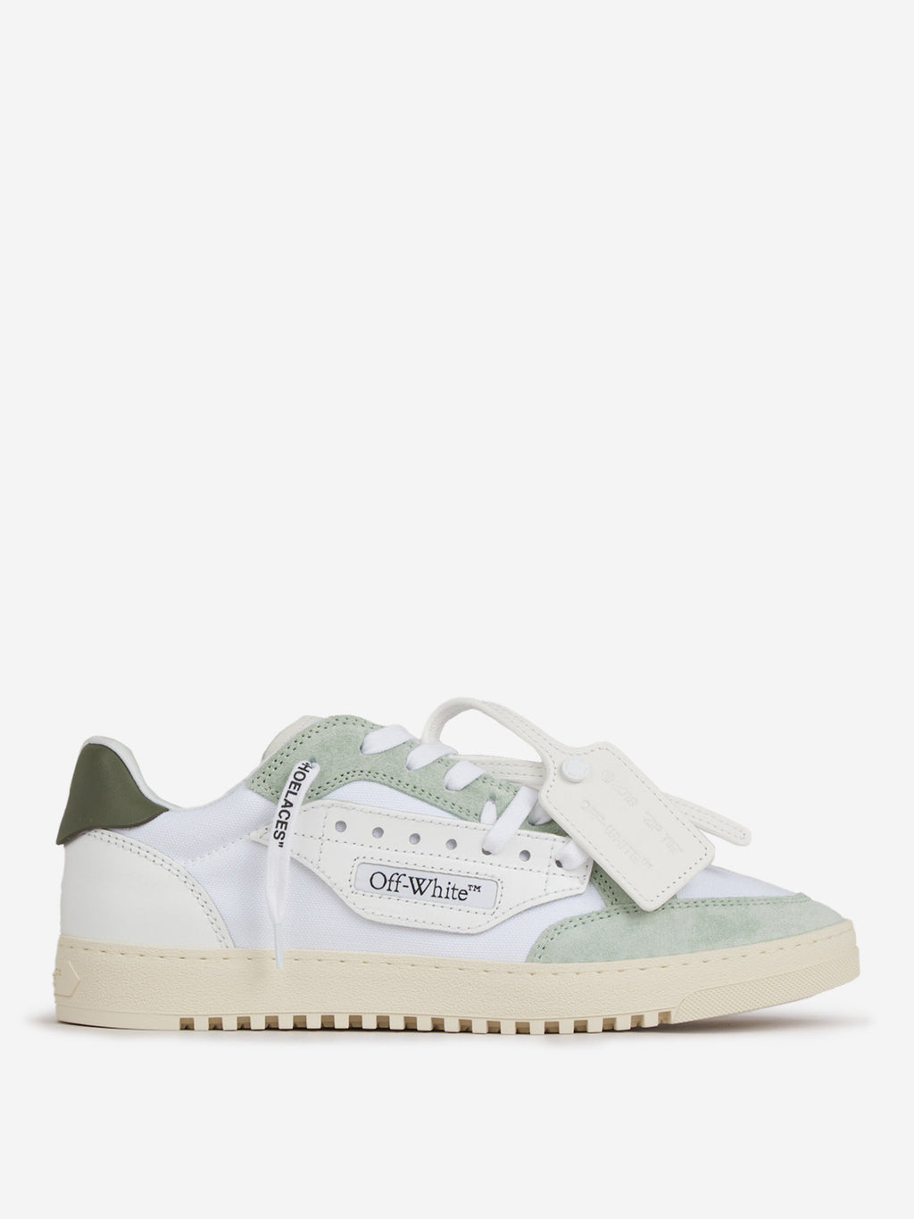 5.0 Leather Sneakers Off-white оригінал – Купити в Україні – боковий вид