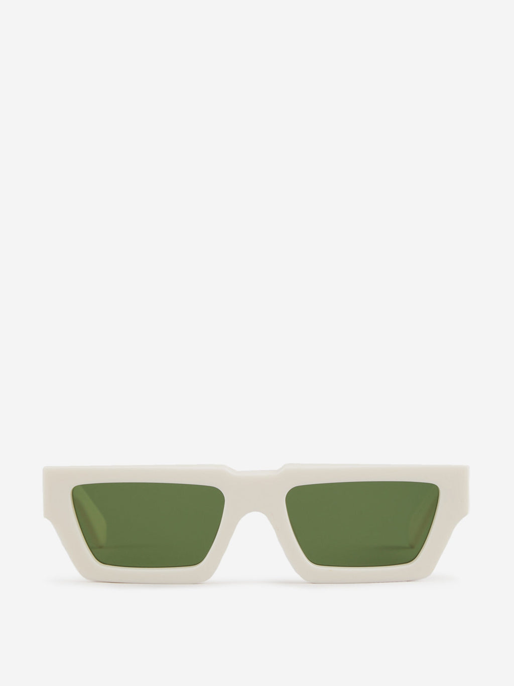 Manchester Rectangular Sunglasses Off-white оригінал – Купити в Україні – боковий вид