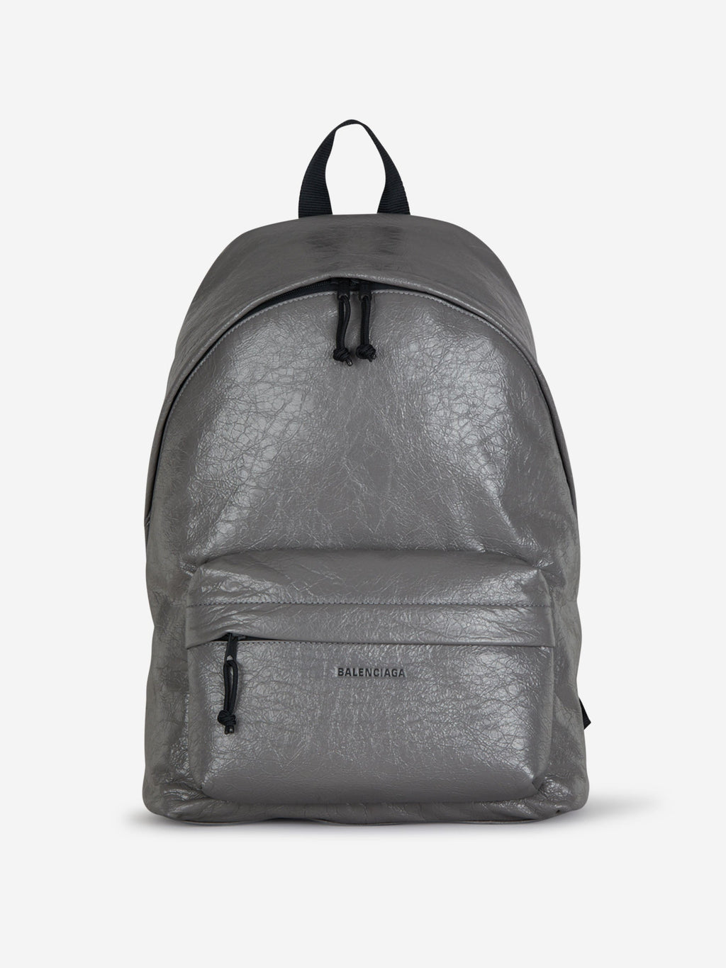 Оригінальна Logo Leather Backpack Balenciaga – боковий вид