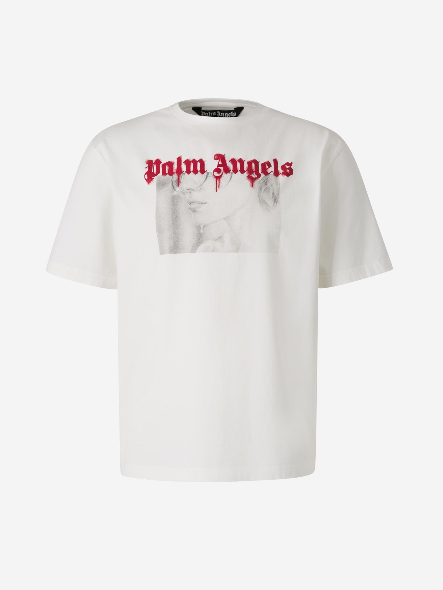 Portrait Motif T-Shirt Palm angels – Гарантія оригінальності – боковий вид