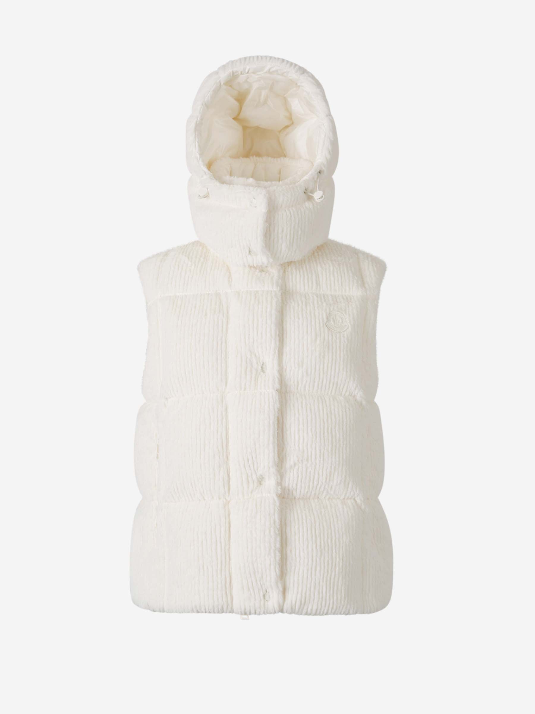 Quilted Plush Vest Moncler оригінал – Купити в Україні – боковий вид