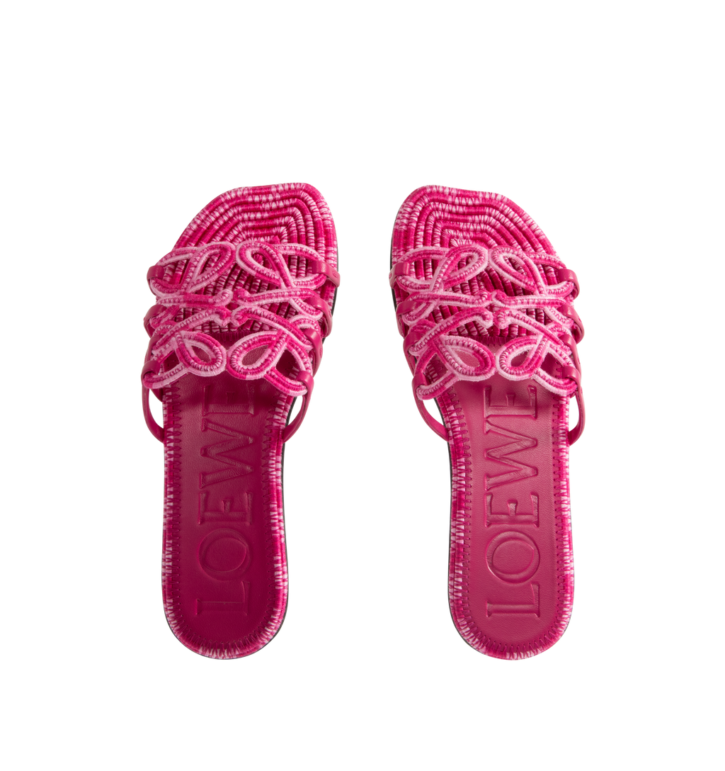 Embroidered Petal Anagram Slide Loewe – Гарантія оригінальності – збільшений вид