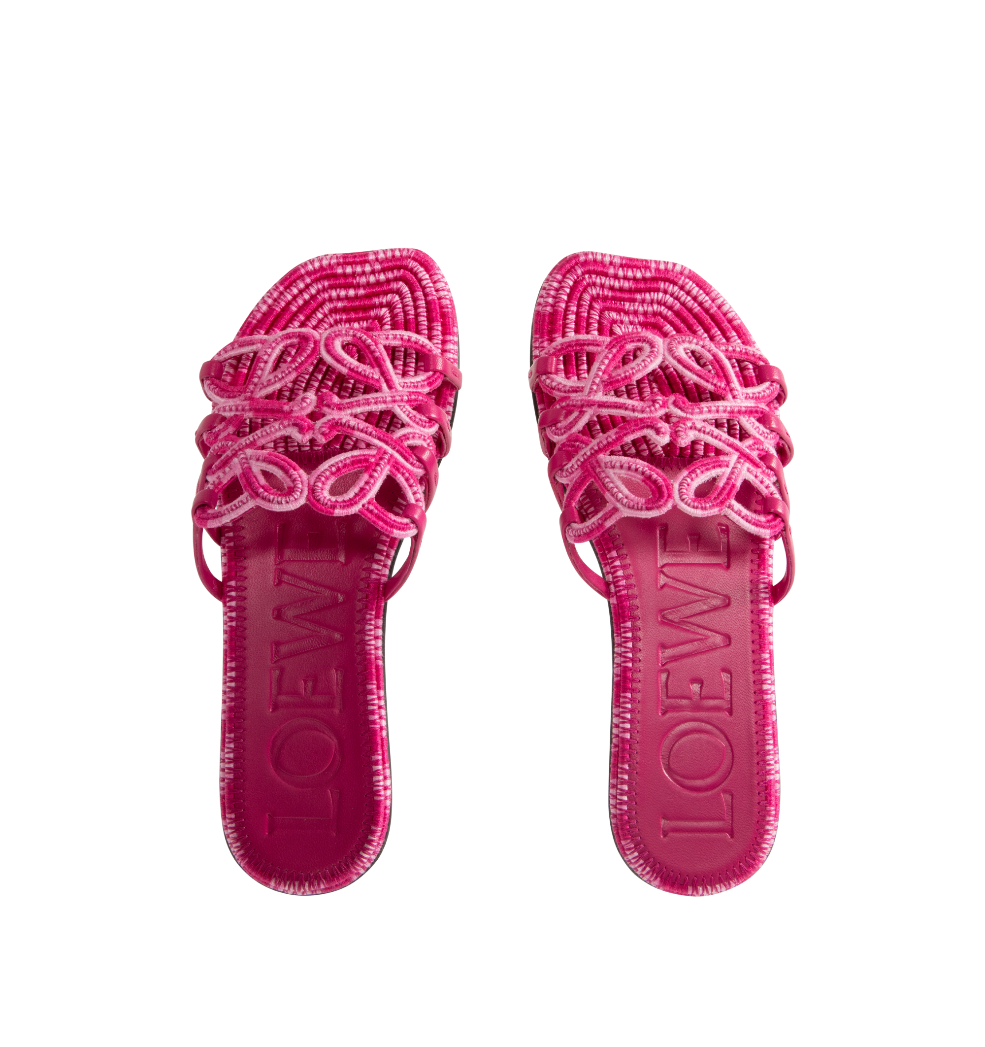 Embroidered Petal Anagram Slide Loewe – Гарантія оригінальності – збільшений вид
