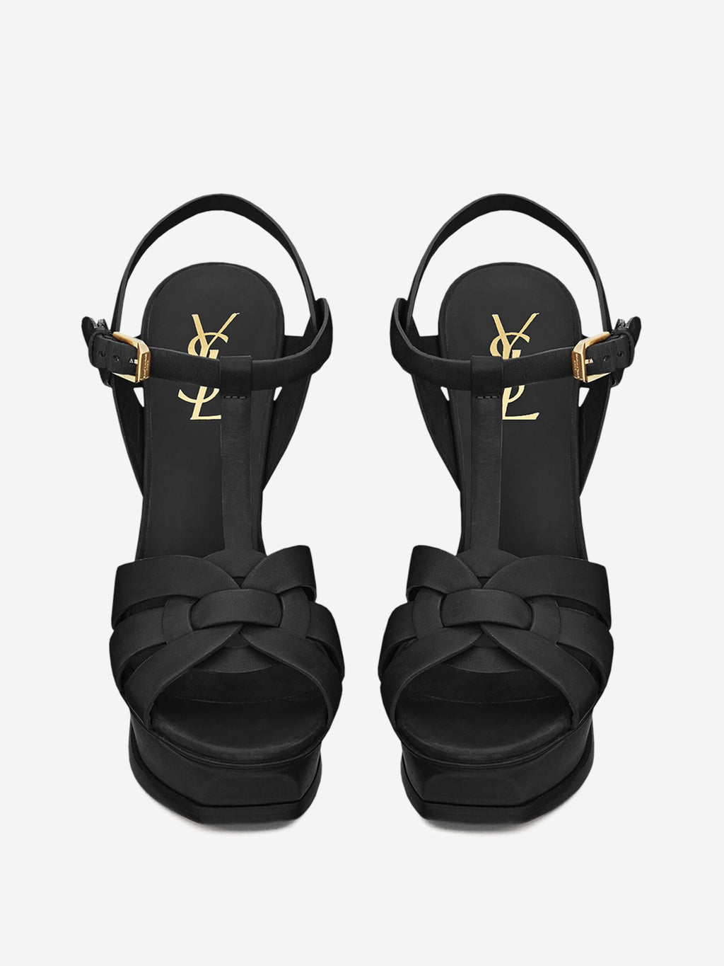 Tribute Heeled Sandals Saint laurent – Гарантія оригінальності – вид ззаду