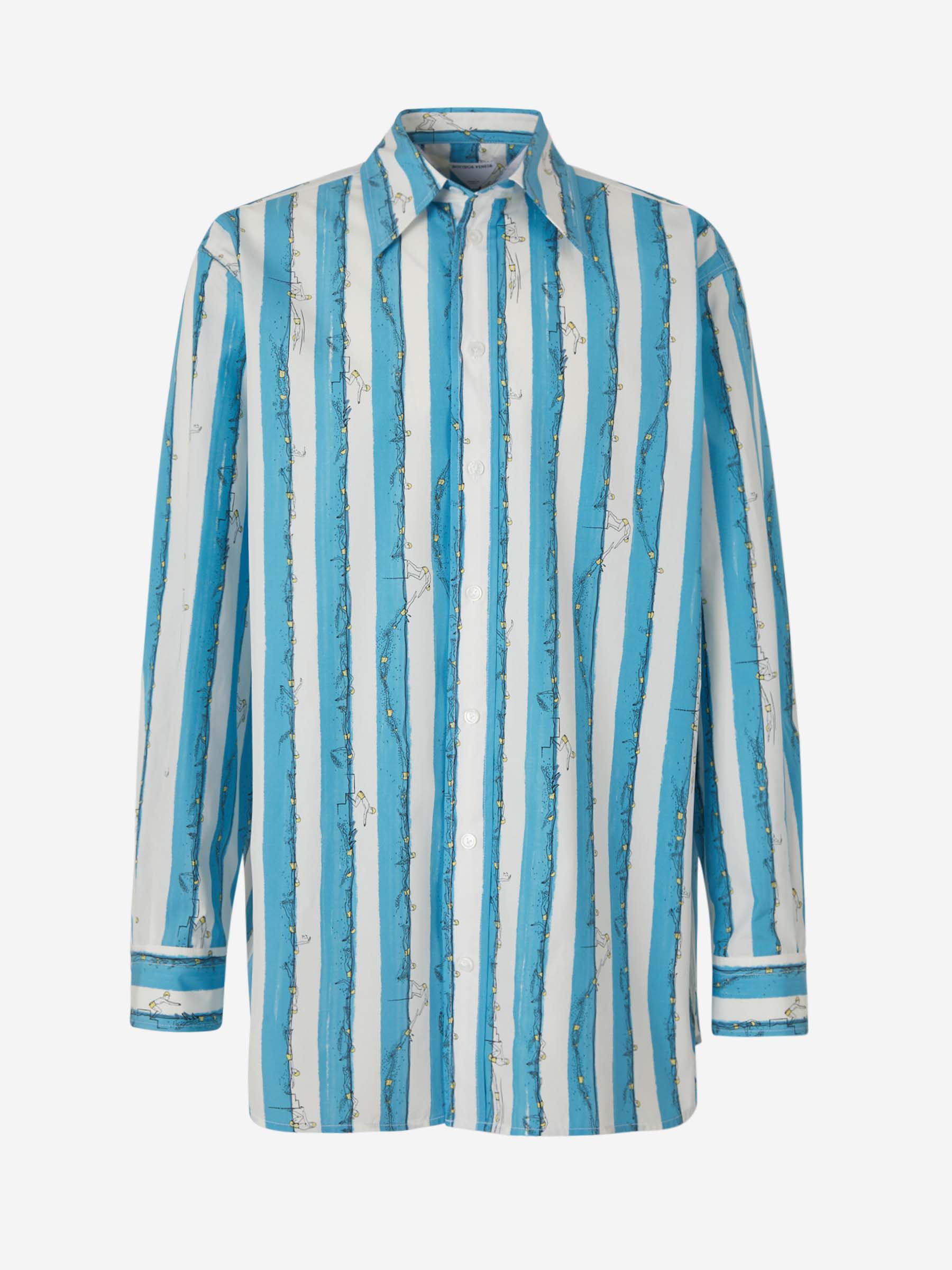 Swimmers Motif Shirt Bottega veneta – Гарантія оригінальності – боковий вид