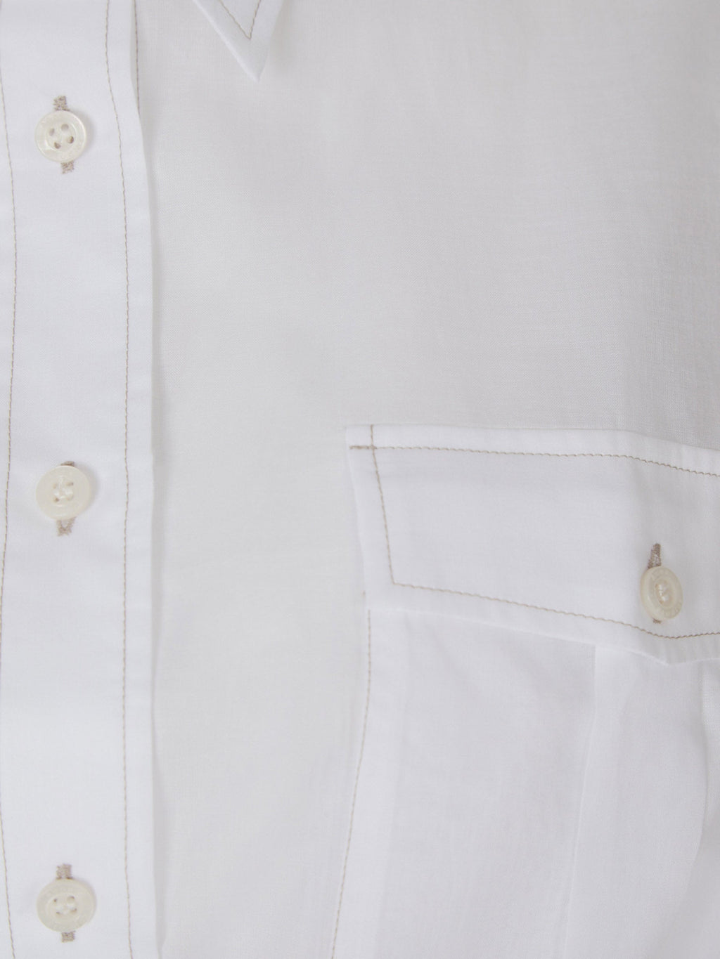 Оригінальна Semi-Transparent Cropped Blouse Acne studios – збільшений вид