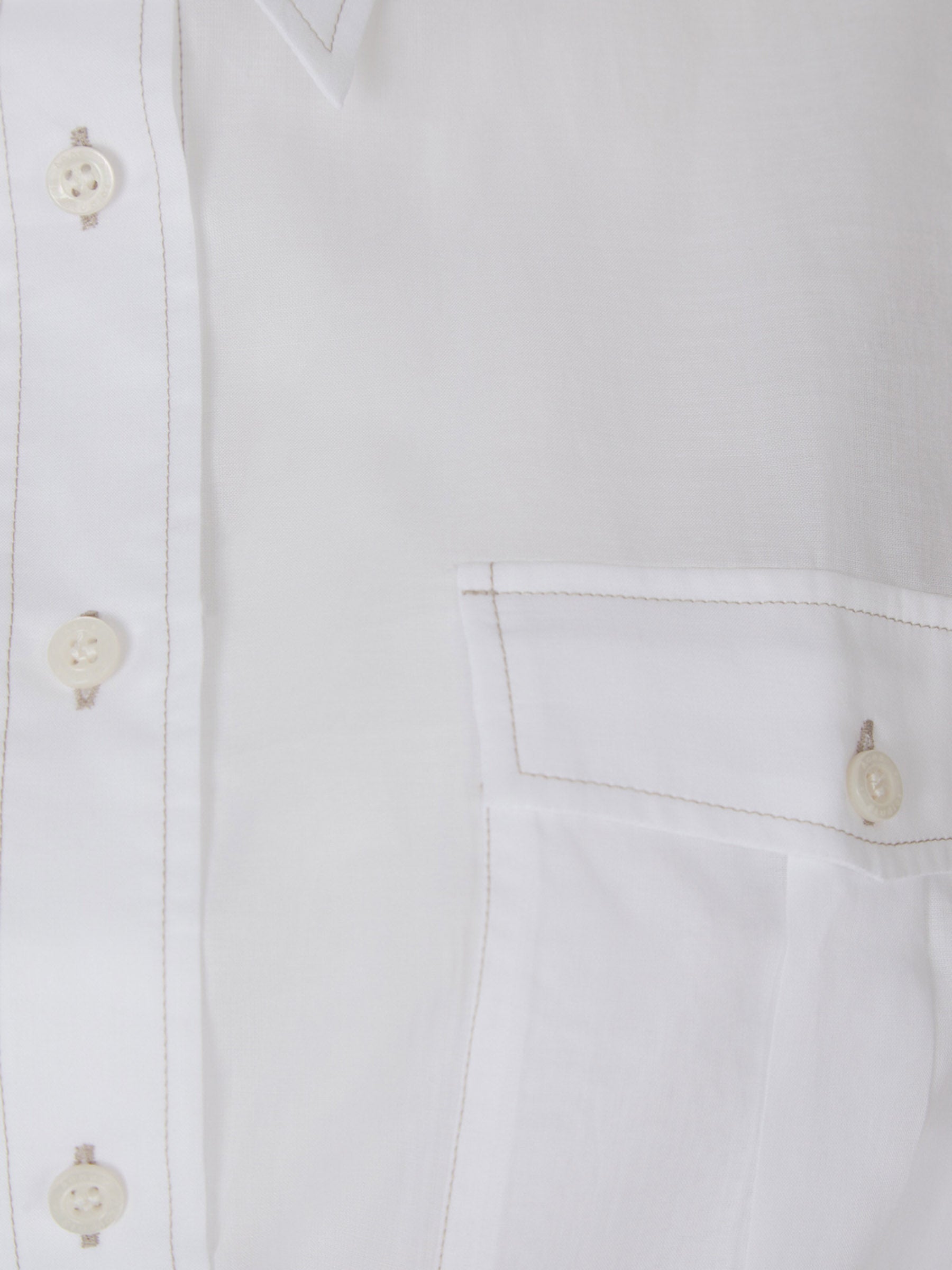 Оригінальна Semi-Transparent Cropped Blouse Acne studios – збільшений вид