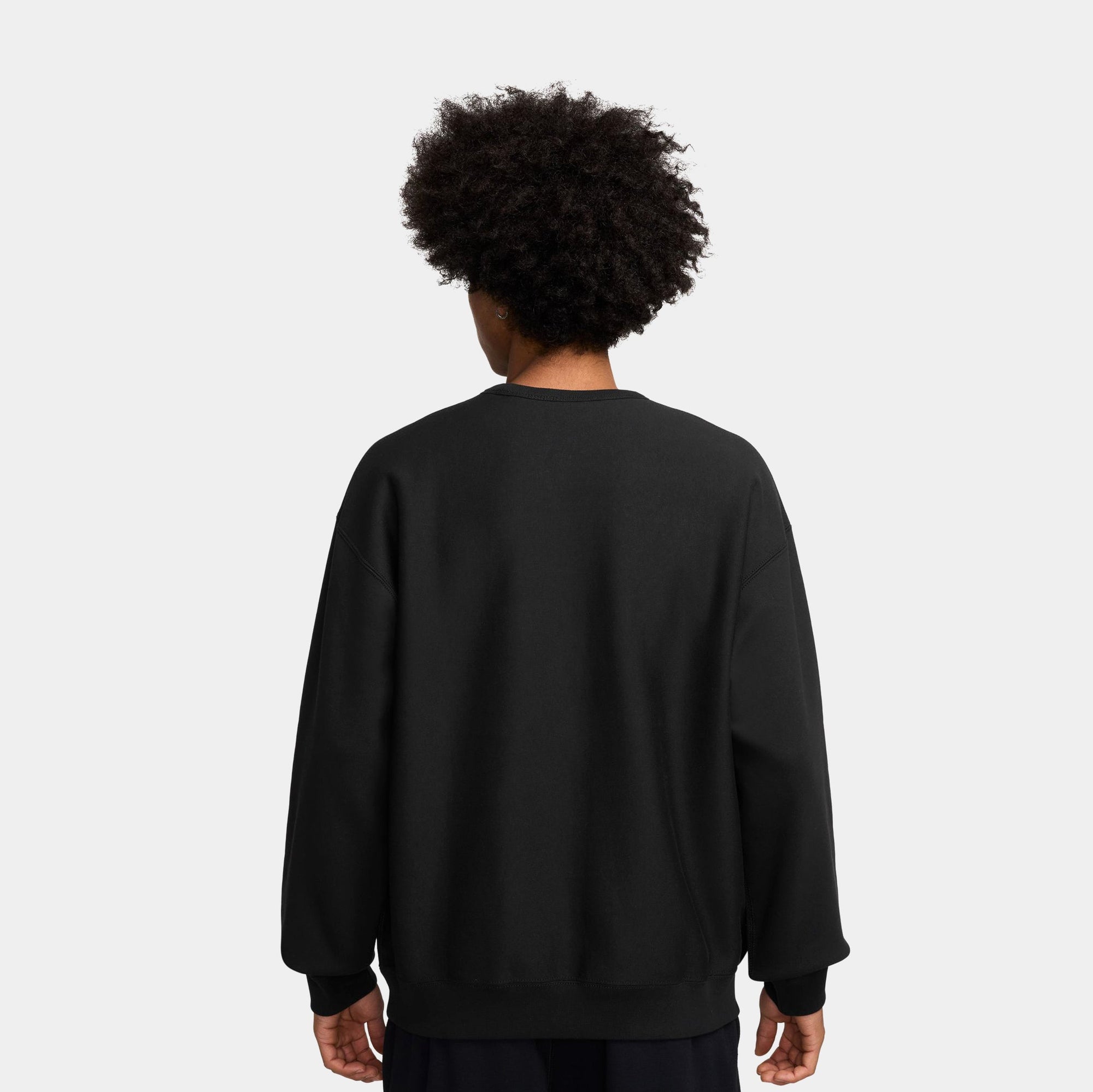 Solo Swoosh Fleece Crew Mens Sweatshirt Nike оригінал – Купити в Україні – вид ззаду - NIKE