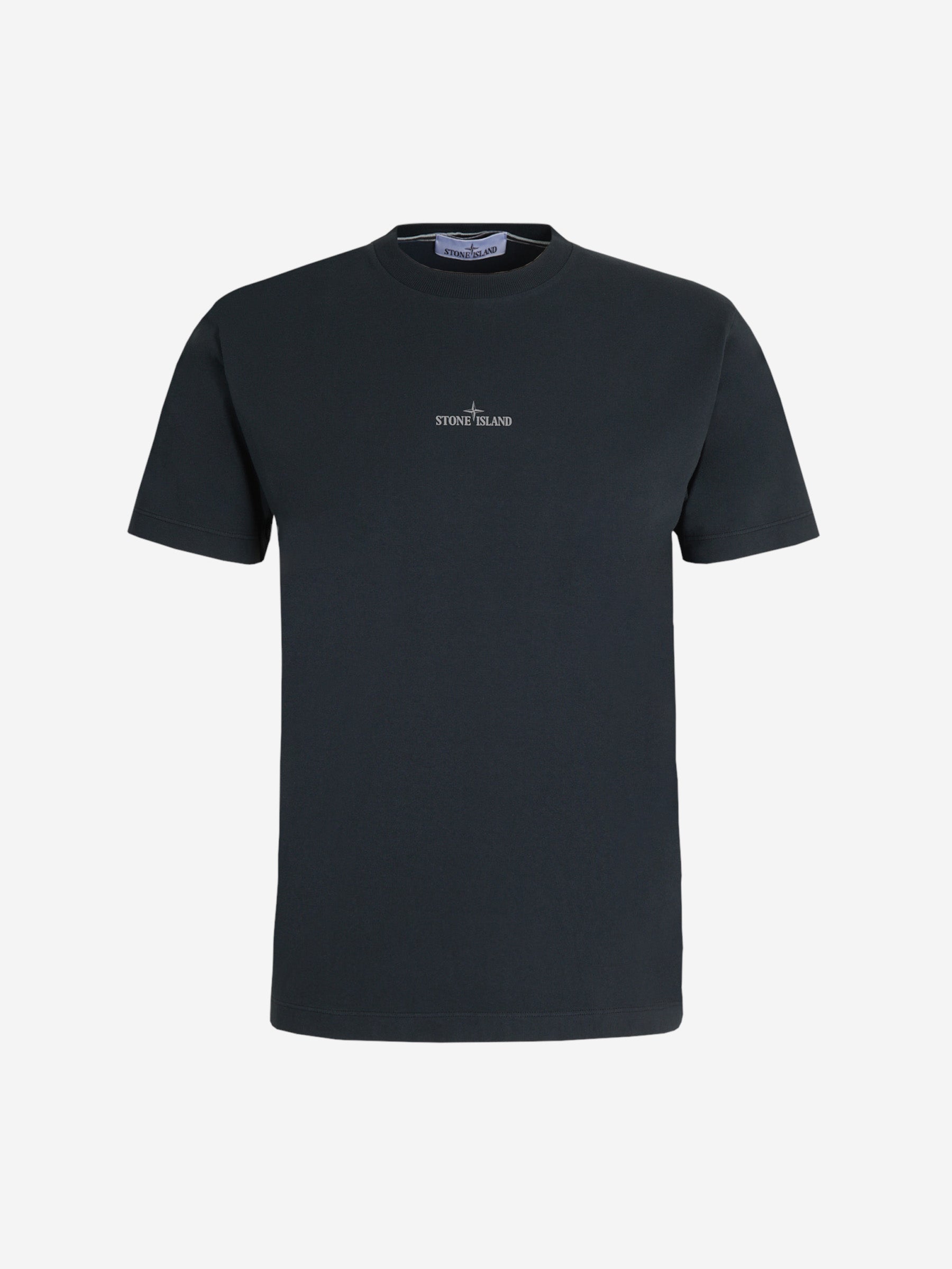 Оригінальна Cotton Logo T-Shirt Stone island – боковий вид