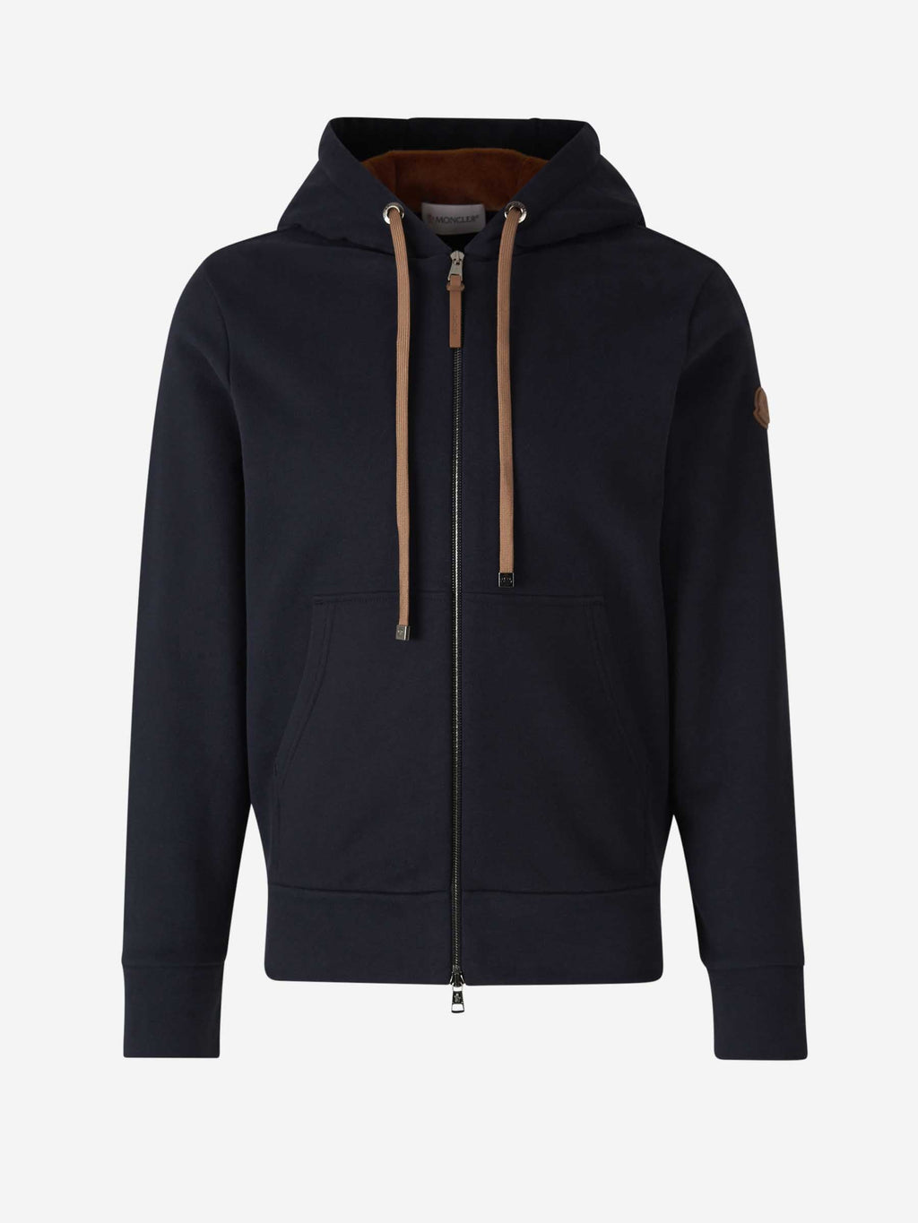 Оригінальна Cotton Fleece Sweatshirt Moncler – боковий вид