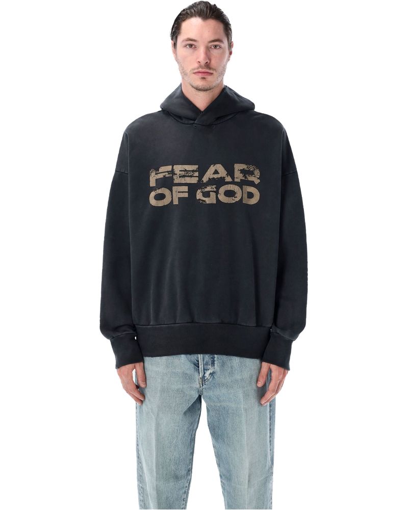 Оригінальна Black Cotton Hoodie Fear of god