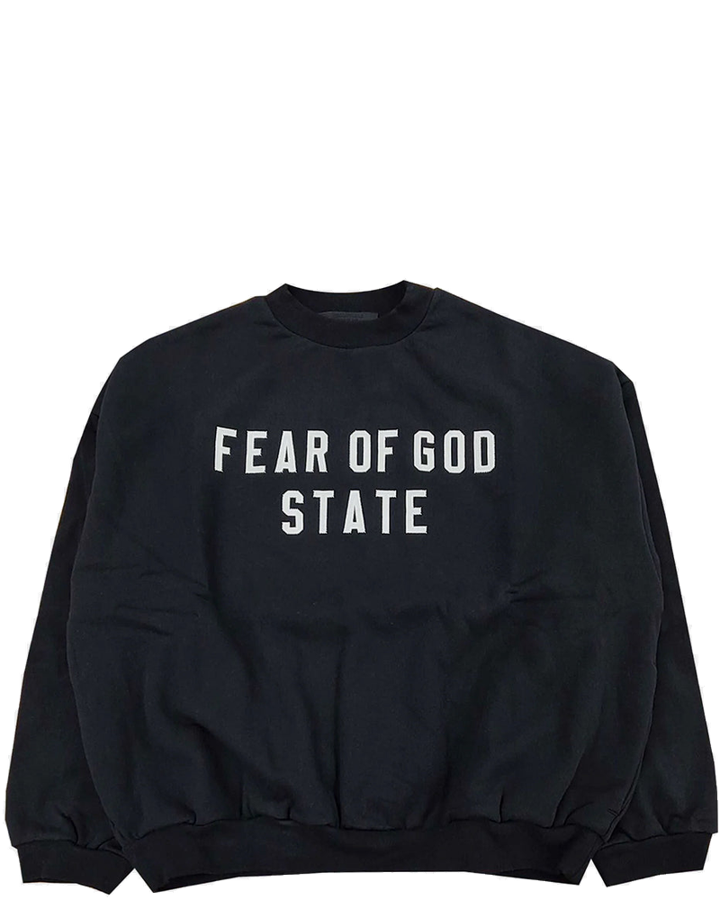 Black Heavy Fleece Crewneck Fear of god оригінал – Купити в Україні