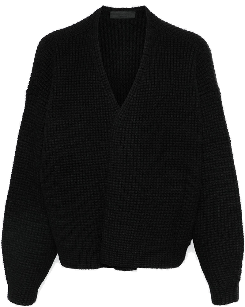 Black Heavy Waffle Cardigan Fear of god оригінал – Купити в Україні