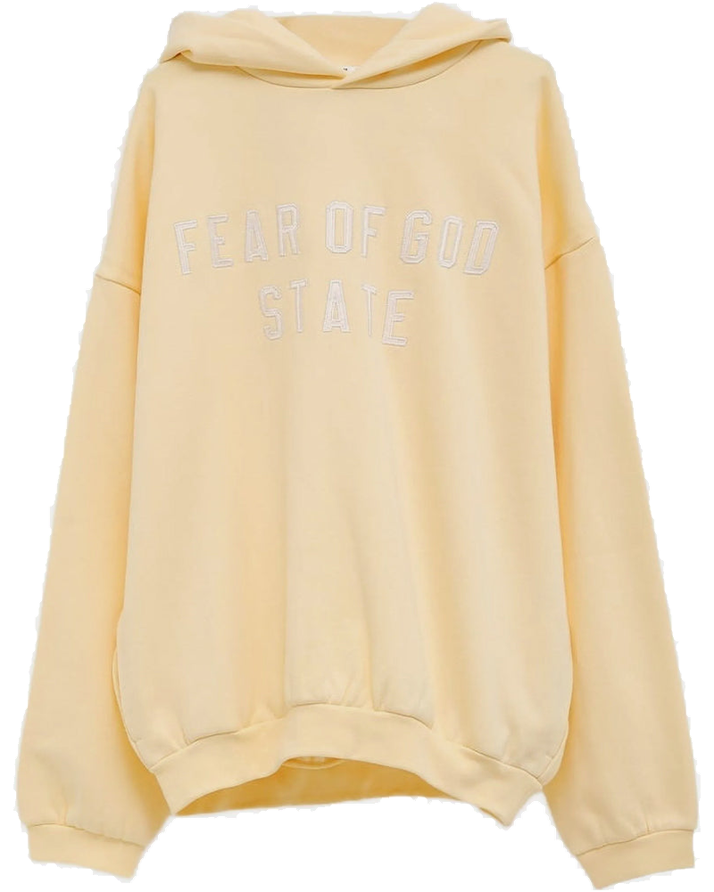 Garden Yellow 90s Fit Fleece Hoodie Fear of god оригінал – Купити в Україні