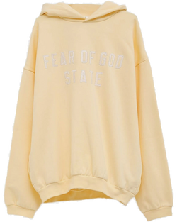 Garden Yellow 90s Fit Fleece Hoodie Fear of god оригінал – Купити в Україні