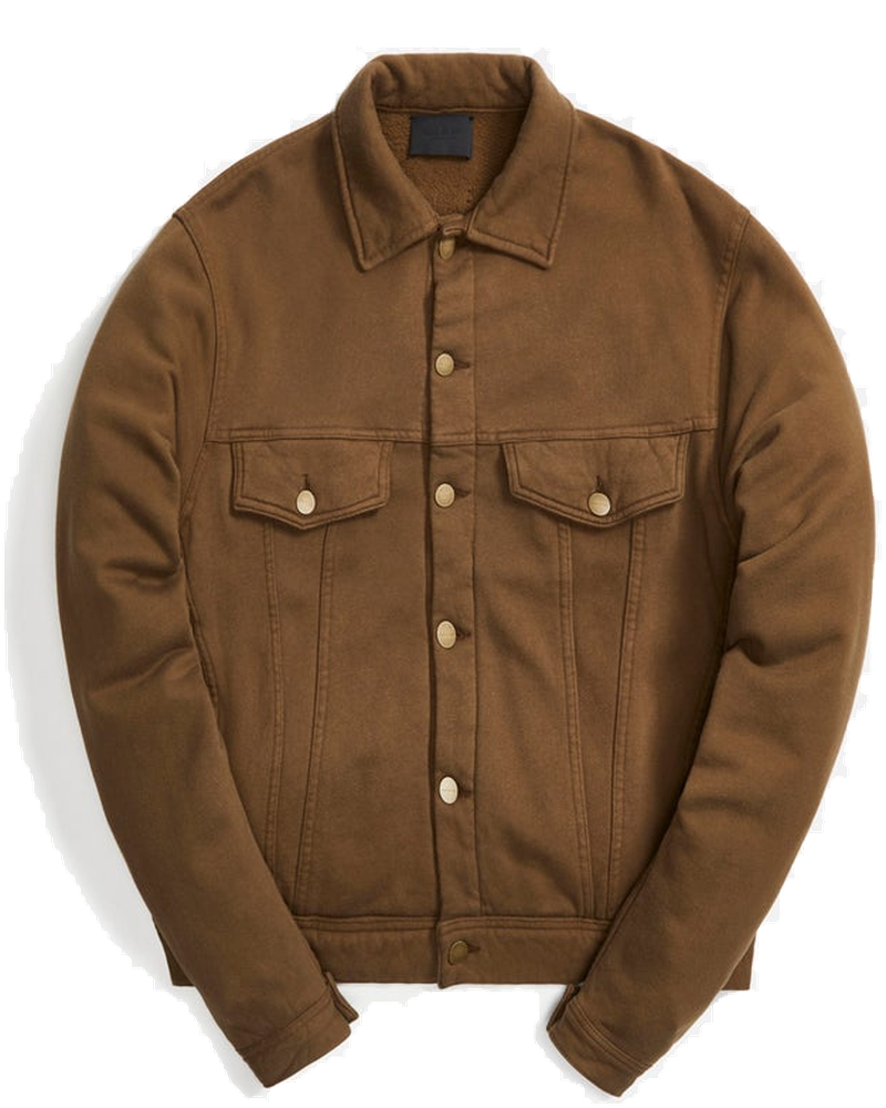 Fleece Trucker Jacket Brown Fear of god – Гарантія оригінальності