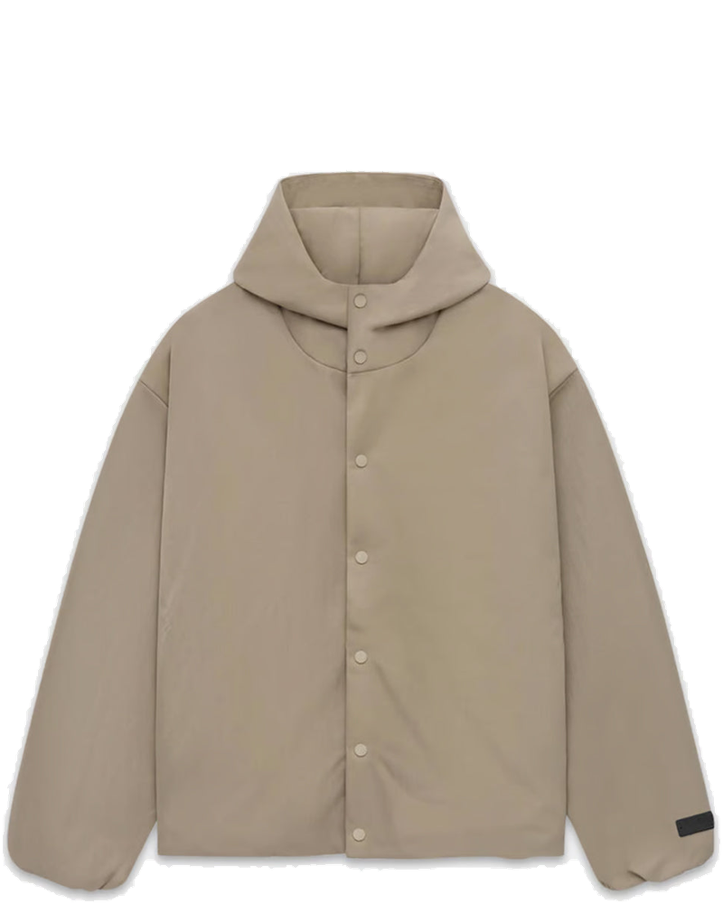 Оригінальна Desert Sand Textured Nylon Hooded Coaches Jacket Fear of god