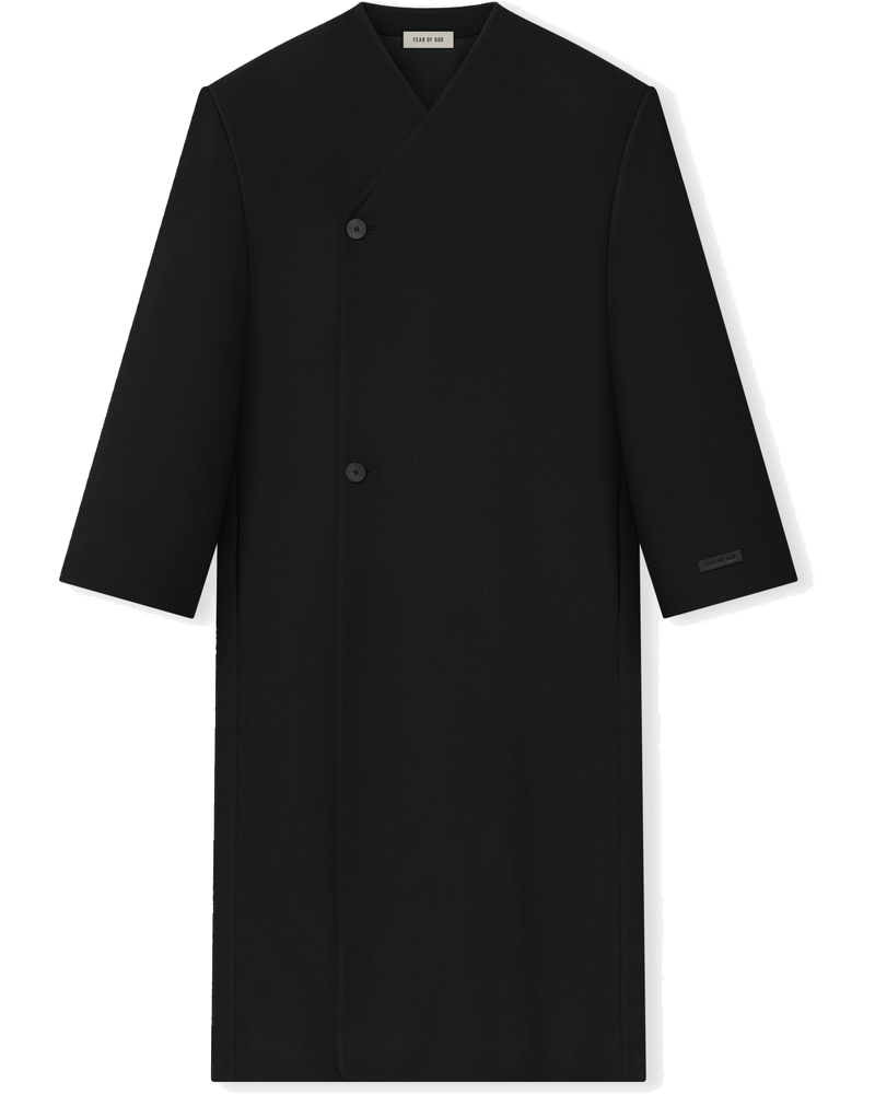 Double Weave Wool Double Breasted Lapelless Coat Fear of god – Гарантія оригінальності