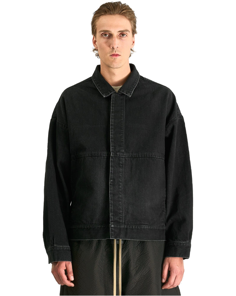 Оригінальна Denim Trucker Jacket In Black Fear of god