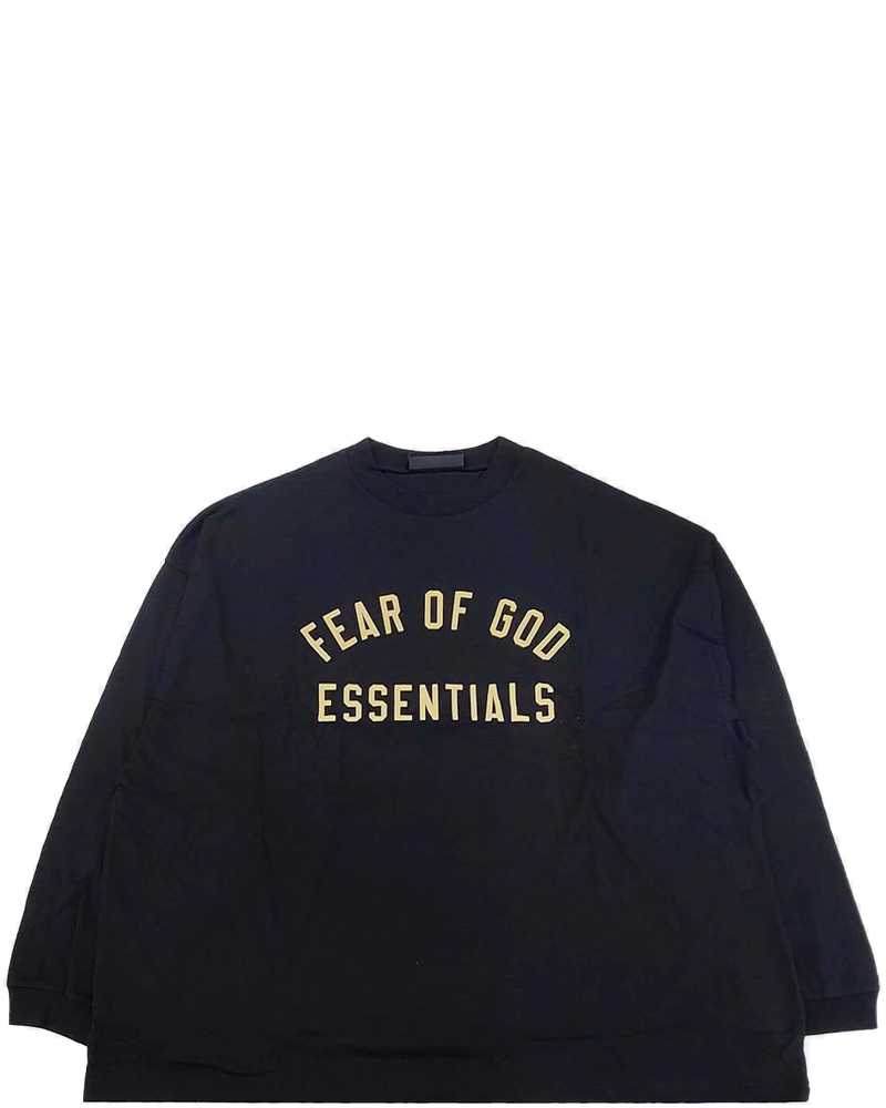 Black Jersey Long Sleeve Tee Fear of god – Гарантія оригінальності