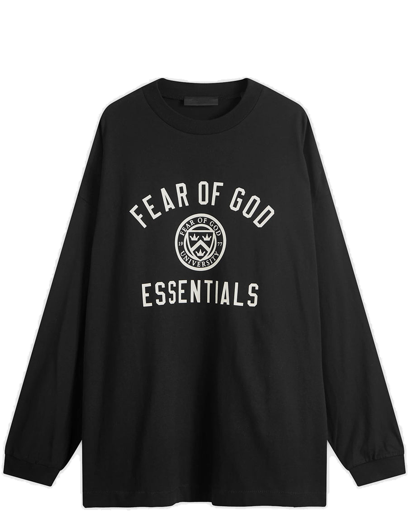 Black Jersey Long Sleeve Tee Fear of god – Гарантія оригінальності