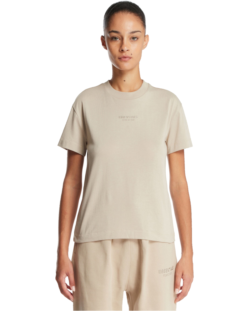 Оригінальна Beige Classic T-Shirt With Logo Fear of god