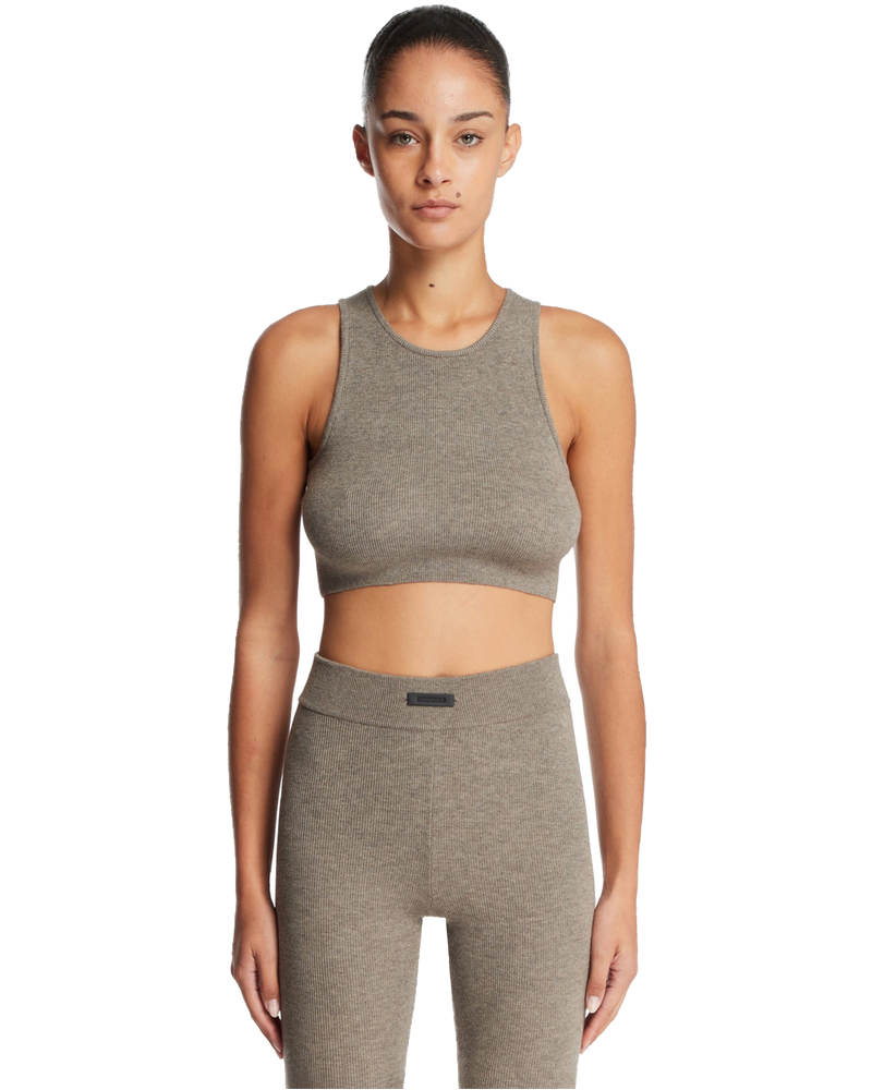Gray Ribbed Crop Top Fear of god оригінал – Купити в Україні