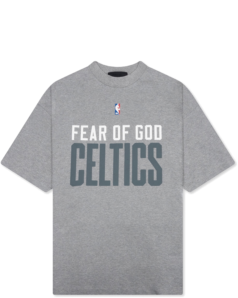 X Nba Celtics 90s Tee Concrete Heather Fear of god – Гарантія оригінальності