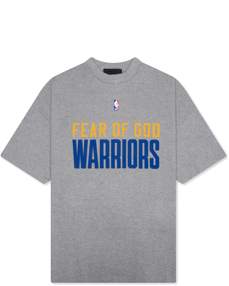X Nba Warriors 90s Tee Concrete Heather Fear of god – Гарантія оригінальності