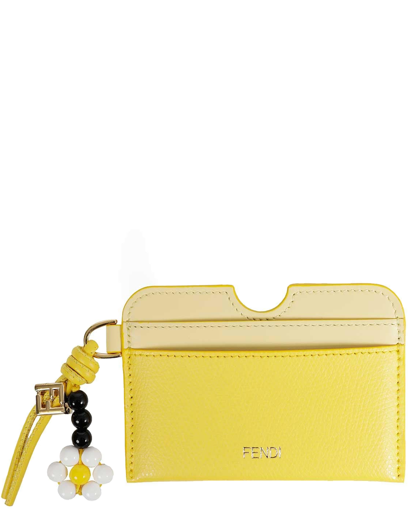 Оригінальна Ff Diamonds Leather Card Holder Fendi