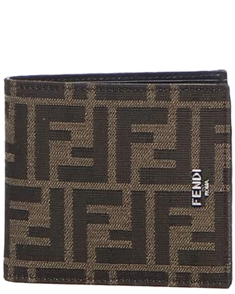 Portafoglio Bi-Fold Ff Jacquard In Tessuto Fendi – Гарантія оригінальності